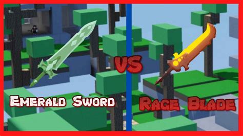 Emerald Armour V.S RageBlade |Roblox Bedwars - YouTube