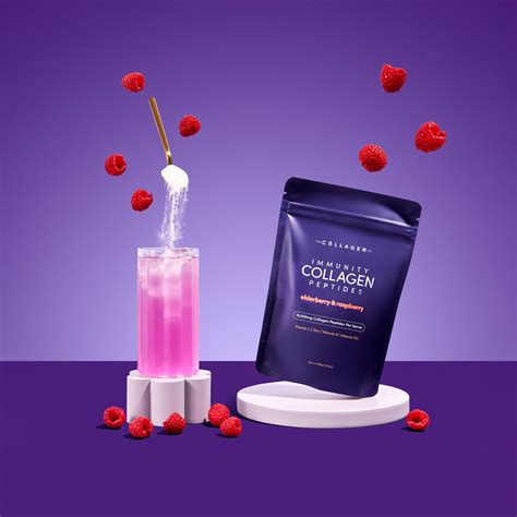 Immune Boosting Collagen Peptides | Elderberry & Raspberry 208g – The ...