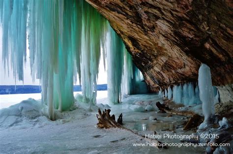 The Grand Island ice caves near Munising, Michigan are something to behold! They're not always ...