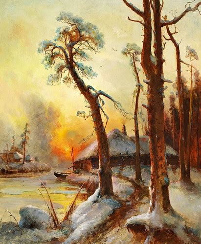 Yuli Yulievich Klever (1850-1924), "Winter landscape" | Flickr