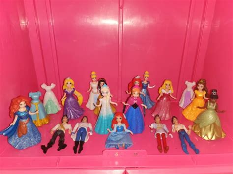 2009 LOT OF Mattel/Disney Princess And Princes Magic Clip On Dress Dolls $34.00 - PicClick