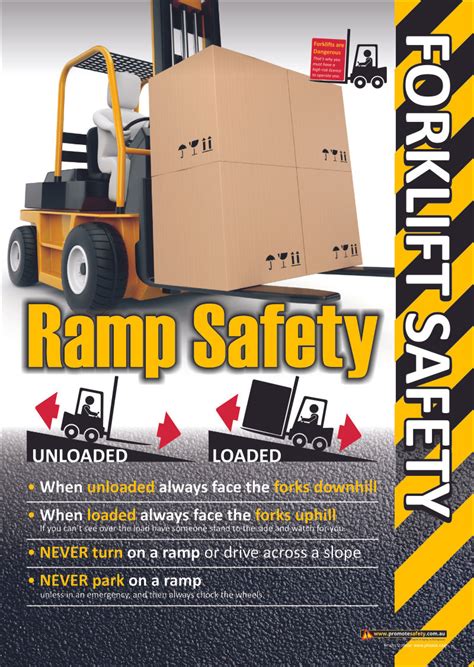 Forklift Ramp Safety Safety Posters | Promote Safety