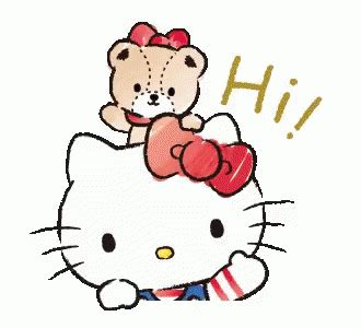 Hello Kitty Hi GIF - Hello Kitty Hi - Discover & Share GIFs