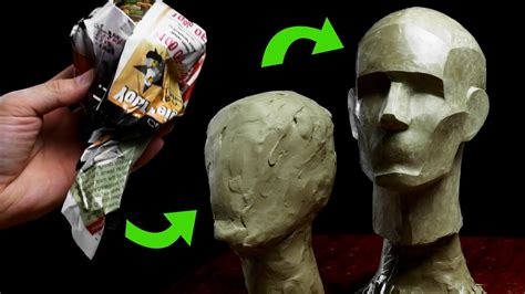 Sculpting a Simplified Head Step by Step - YouTube