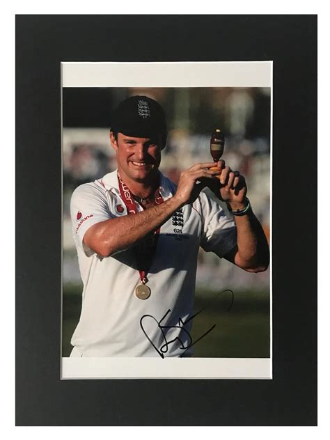 Andrew Strauss Autographed Display - Ashes Winning Captain