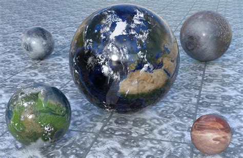 Marble Planets by Digitalandscapes on DeviantArt