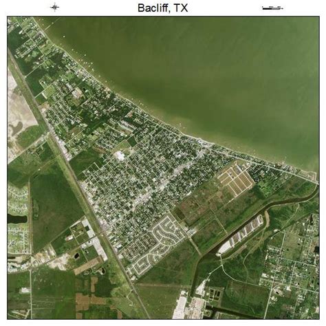 Aerial Photography Map of Bacliff, TX Texas