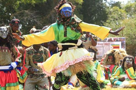 Nyau dance performed at Zimbabwe's annual cultural day - Xinhua | English.news.cn | Mask dance ...