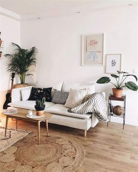 Amazing Small Apartment Living Room Boho Decor Ideas