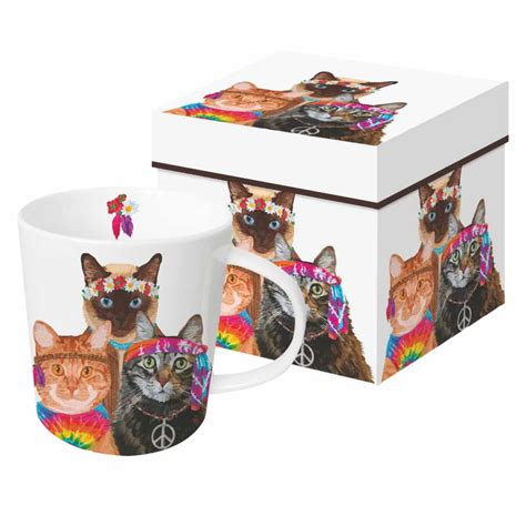 Paperproducts Design - 13.5 oz. Mug - Groovy Cats - Walmart.com ...