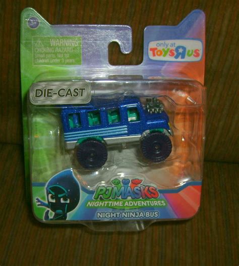 PJ Masks Nighttime Adventures Die-Cast NIGHT NINJA BUS, Toys R Us Exclusive