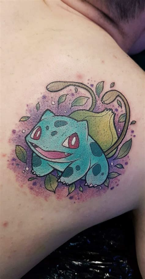 My Bulbasaur Tattoo what do you think? Bulbasaur is my favourite Pokemon always has been! : r ...