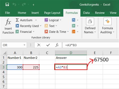 Basic Excel Formulas and Functions - GeeksforGeeks