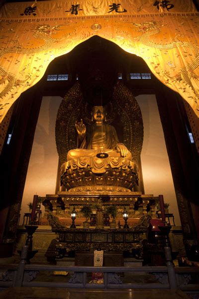 Enormous Sakyamuni, historical Buddha statue in Lingyin temple | Lingyin temple complex ...