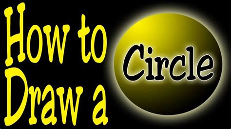 How to draw a Circle | Circle art, Drawings, Teaching drawing