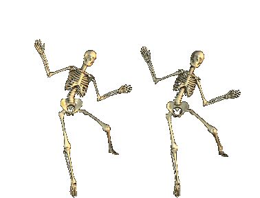 Skeletons Two Dancing Skeletons Sticker - Skeletons Two Dancing Skeletons Transparent Background ...