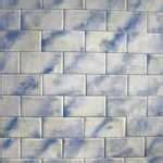 Vintage Blue White Tile Texture Photograph Photos - Lentine Marine