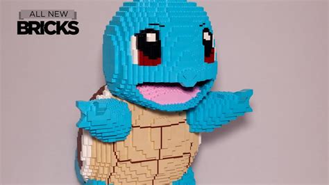 Life-Size Lego Pokemon Squirtle by Bricker Builds Hydro Turtle Speed Build - YouTube