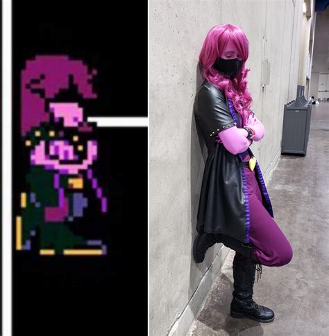 I'm pretty pleased with how my Susie cosplay turned out! : r/Deltarune