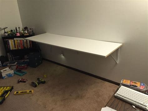 Hackers Help: How do I wall mount an IKEA Linnmon table securely ...