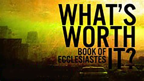 David Guzik Teaches Ecclesiastes - Enduring Word Bible Commentary