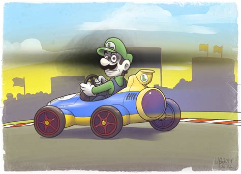 Luigi's Death Stare Is the Best Part of Mario Kart 8 | The Mary Sue