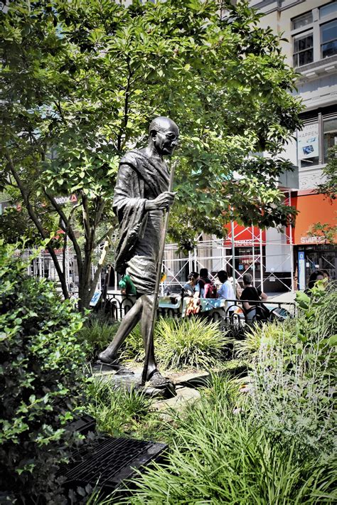 Daytonian in Manhattan: The Mohandas Gandhi Statue - Union Square Park