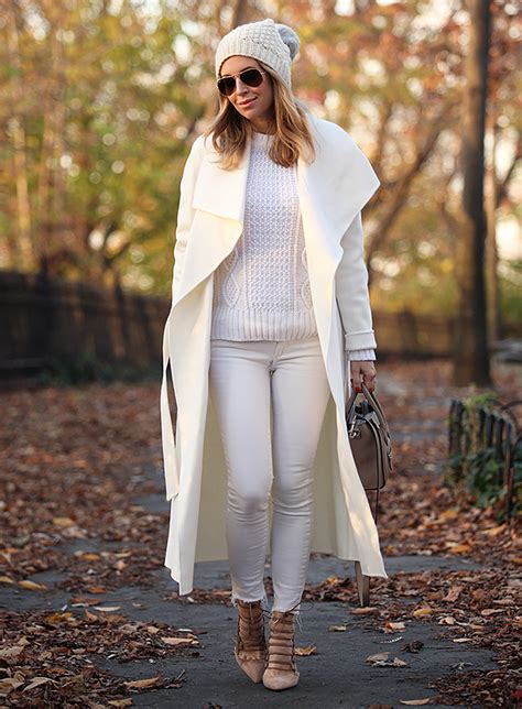 Six Ways to Wear White Jeans in Winter | Saturday Six