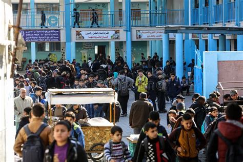 Palestinians in the Rafah Refugee Camp in the Southern Gaza Strip ...