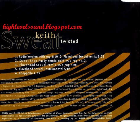 highest level of music: Keith Sweat - Twisted-(UK_CDM)-1996