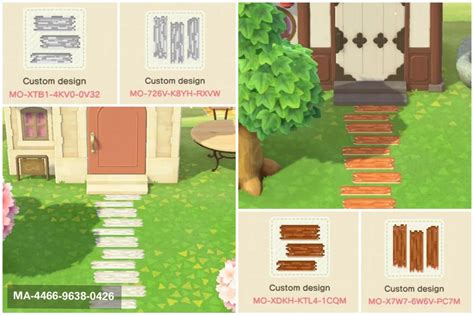 Acnh wooden path designs