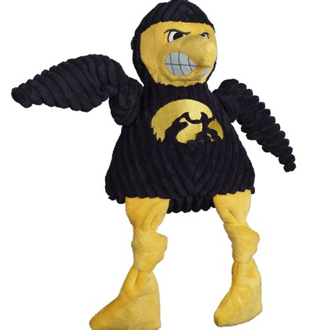 Iowa (U. of) Herky the Hawk Knottie™ – HuggleHounds