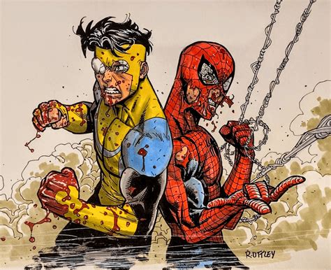 If Invincible&Spider-Man *did* have an animated crossover, which ...