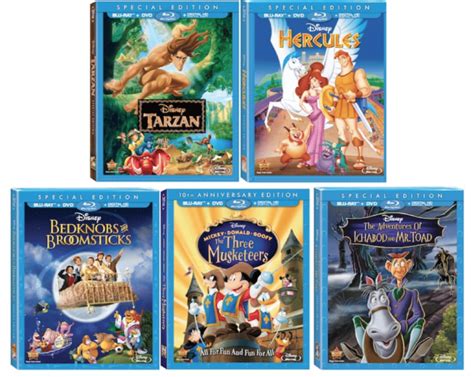 Five Disney Classics Are On Blu-ray For The First TIme!