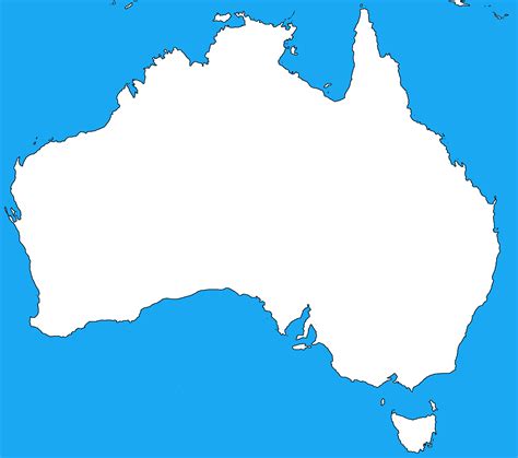 Australia Map Draw