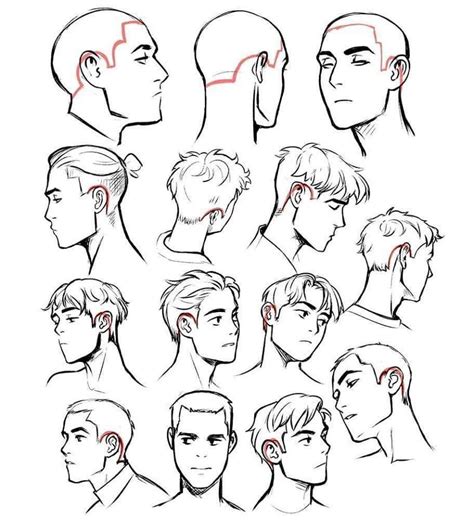 Anime Male Head Drawing - Character Cale Henituse Oc Webtoon доску ...