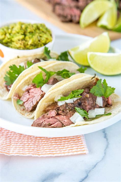 Flank Steak Tacos - Dinners, Dishes, and Desserts