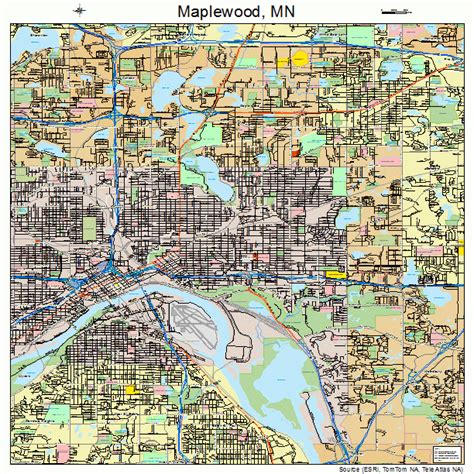 Maplewood Minnesota Street Map 2740382