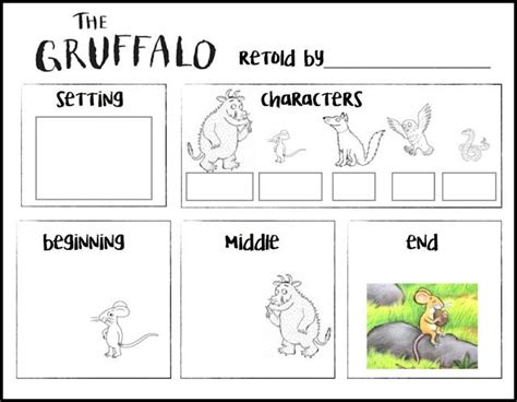 read The Gruffalo: learn about story elements | The gruffalo, Gruffalo ...