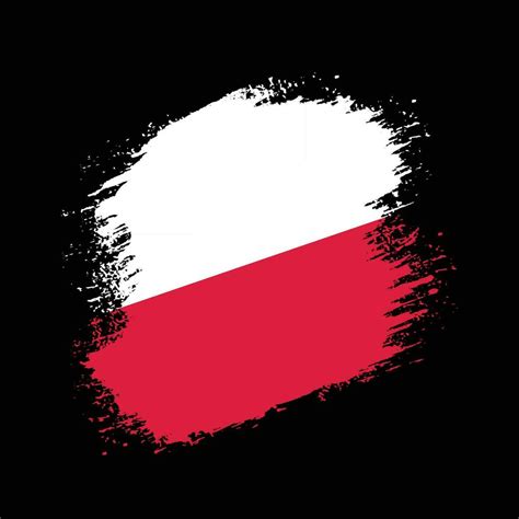 Graphic Poland grunge flag 16853976 Vector Art at Vecteezy