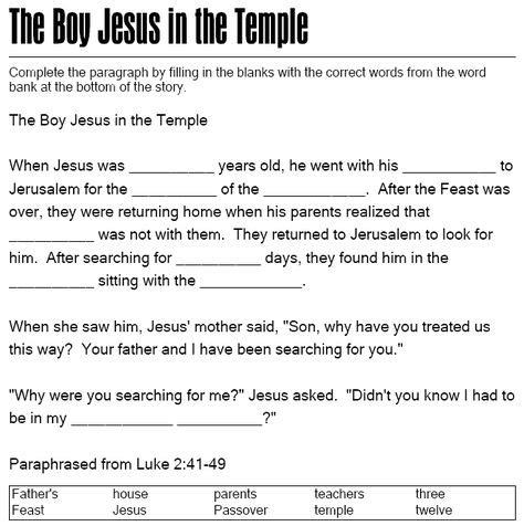 Jesus in the Temple 12 Years Old