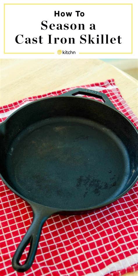 How To Season a Cast Iron Skillet What You Need Materials Dish soap Sponge or stiff brush Clean ...