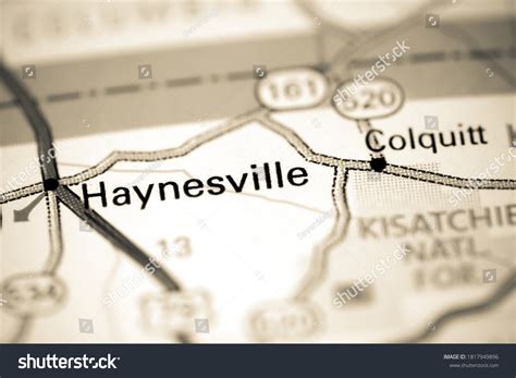 Haynesville Louisiana Usa On Map Stock Photo 1817949896 | Shutterstock