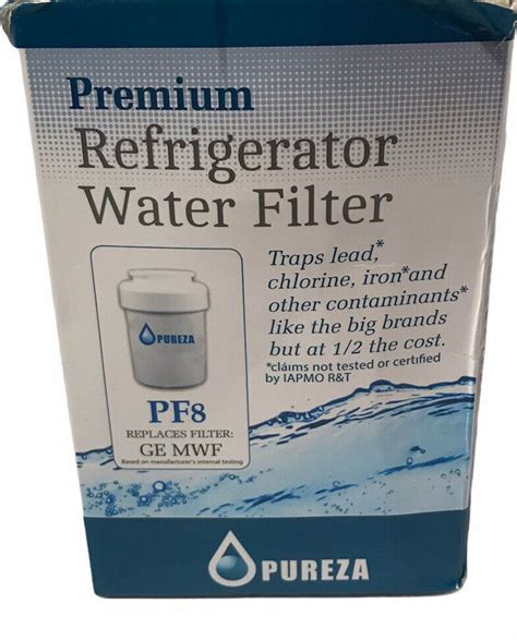 Pureza Premium Refrigerator Water Filter - PF8 Replacement GE MWF | eBay