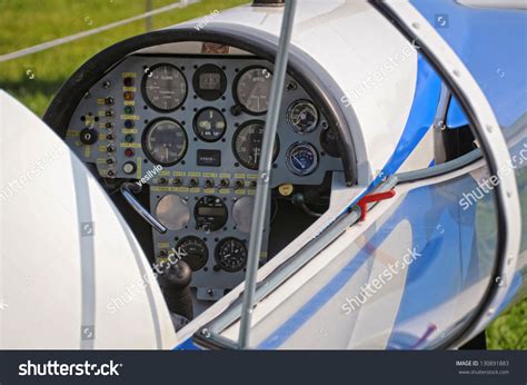 Motorglider Cockpit Stock Photo 130891883 : Shutterstock