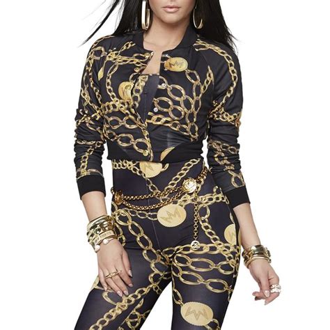 Nicki Minaj Women's Cropped Jacket - Medallion Print