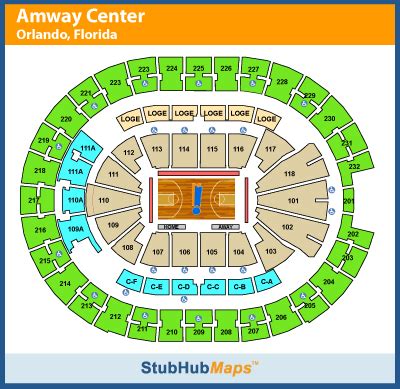 Amway Center Seating Chart, Pictures, Directions, and History - Orlando Magic - ESPN