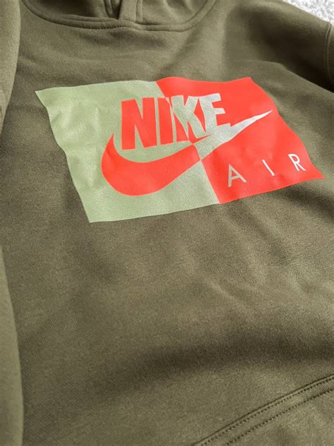 Nike Green Nike Box Logo Hoodie | Grailed