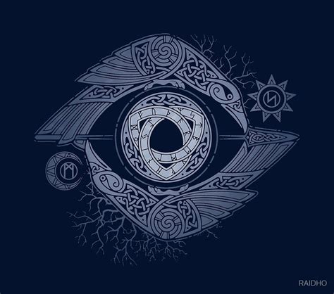 «OJO DE ODIN» de RAIDHO Norse Tattoo, Raven Tattoo, Celtic Tattoos ...