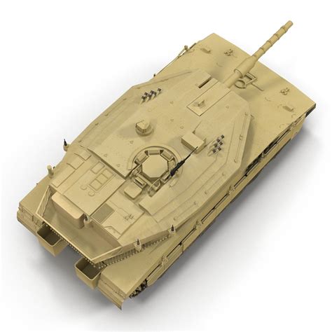 Merkava Mk IV 2 3D Model $129 - .3ds .c4d .fbx .obj .max .psd .ma - Free3D